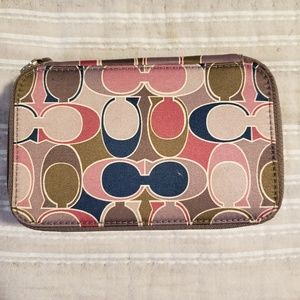 Coach travel jewelry box